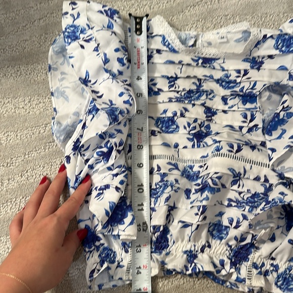 NWOT Cute Ruffle‎ Floral LoveShackFancy esq set size medium - Picture 9 of 13